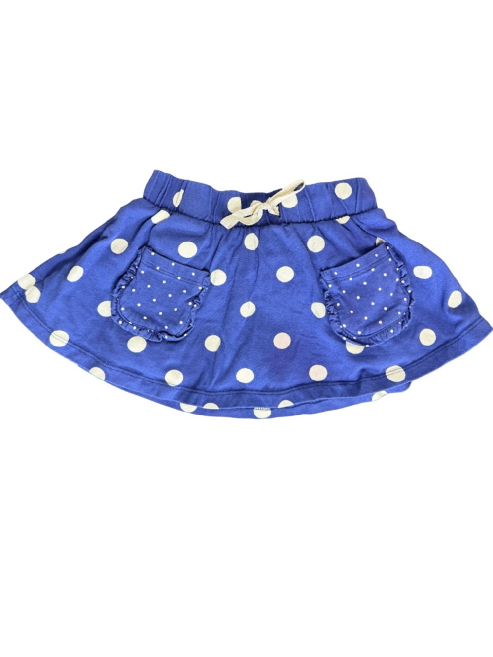 Boden Blue Polka Dot Skort with Pockets 2-3Y Girls